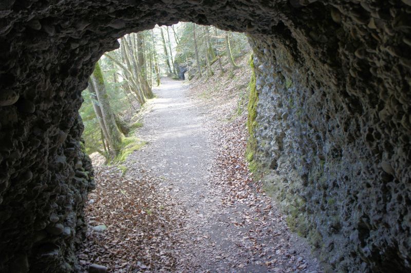 In einem der alten Tunnel