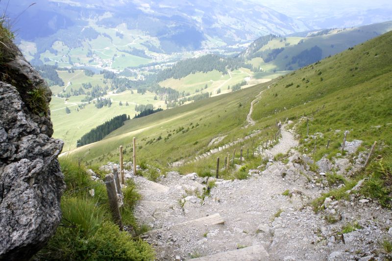 Der steile Aufstieg im Rückblick