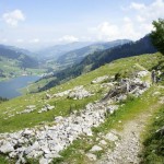 Sagenhafter Blick auf den Schwarzsee und das Sensetal