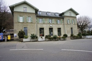 Stillgelegte Bahnstation Baden Oberstadt