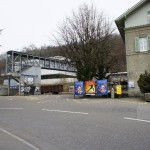 Stillgelegte Bahnstation Baden Oberstadt