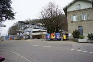 Stillgelegte Bahnstation Baden Oberstadt