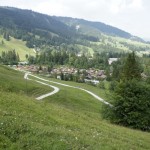 Schwarzsee. das Ende der Wanderung naht