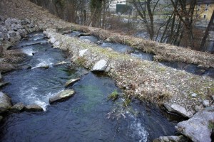 Fischtreppe beim Kraftwerk Wettingen
