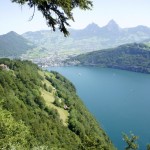 Blick zurück nach Brunnen