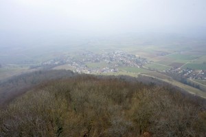 Nebelsicht vom Siblinger Randenturm