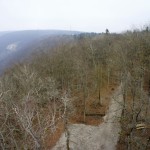 Tiefblick vom Siblinger Randenturm