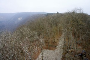Tiefblick vom Siblinger Randenturm