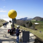 Die Sonne, der Start zum Planetenweg auf dem Weissenstein