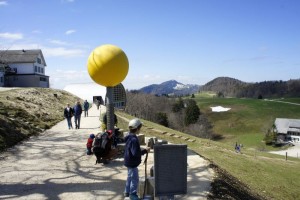 Die Sonne, der Start zum Planetenweg auf dem Weissenstein