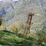 Eine der vielen kleinen Seilbahnen für die Landwirtschaft