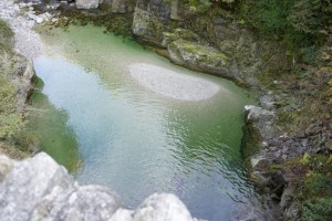 Blick von der "Römerbrücke" auf die Melezza