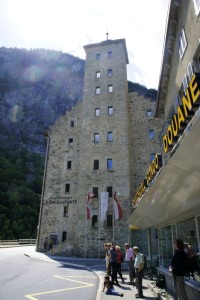 Der restaurierte Stockalperturm in Gondo