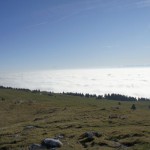 Nebelmeer über dem Neuenburgersee