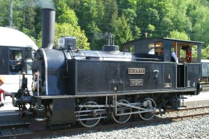 Dampflokomotive der DVZO