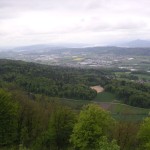 Das Furttal mit Altberg und Üetliberg