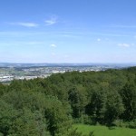 Altberg-Aussicht: Zürich in der Ferne