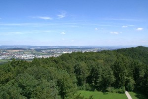 Altberg-Aussicht: Zürich in der Ferne