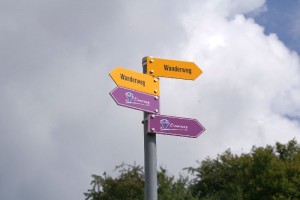 Eisenweg Wegweiser