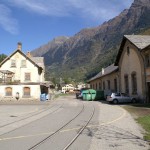 Der alte Bahnhof Messoco, einst Endstation.