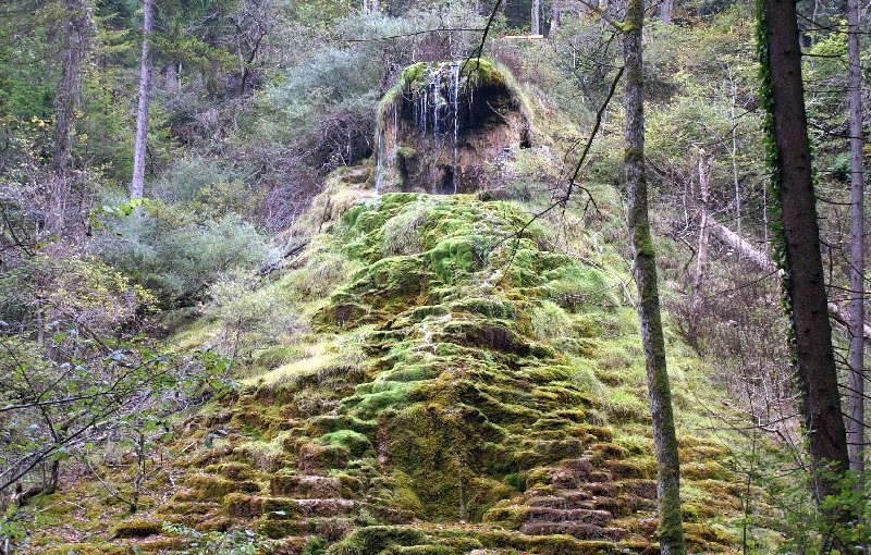 Der "Zimmerbrunnen" im Wald - die "Tüfels Chilen"