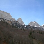 Blick auf die Churfirsten oberhalb der Alp Garadur