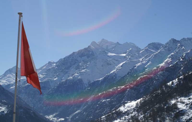 Winterstimmung Wallis (Weisshorn)