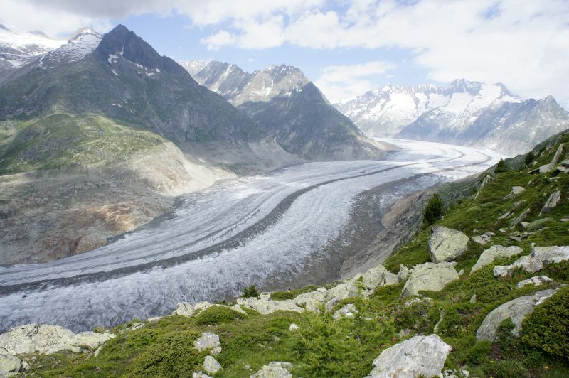Der Aletschgletscher