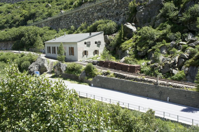 Lokdepot der Dampfbahn Furka-Bergstrecke