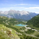 Rückblick zum Lagh da Palü