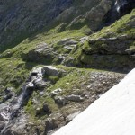 Hinter dem Schnee würde es weiter gehen...