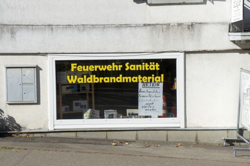 Waldbrandmaterial