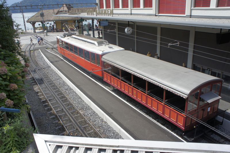 Historischer Panoramawagen der Vitznau-Rigi-Bahn