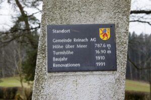 Infotafel Turm Hochwacht